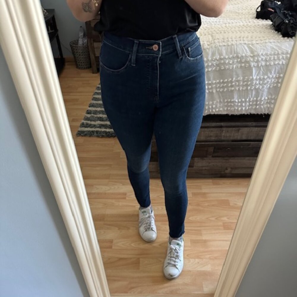 Express High Rise Hyper Stretch Skinny Jean Size 6